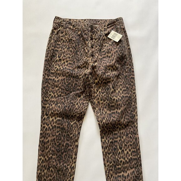 Guess Women’s Originals Leopard Print Button Fly Skinny Jeans High Rise Size 27 - Picture 7 of 12